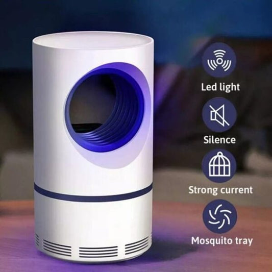 Portable USB Mosquito Killer Lamp | Safe, Silent & Chemical-Free Insect Trap for Home & Travel